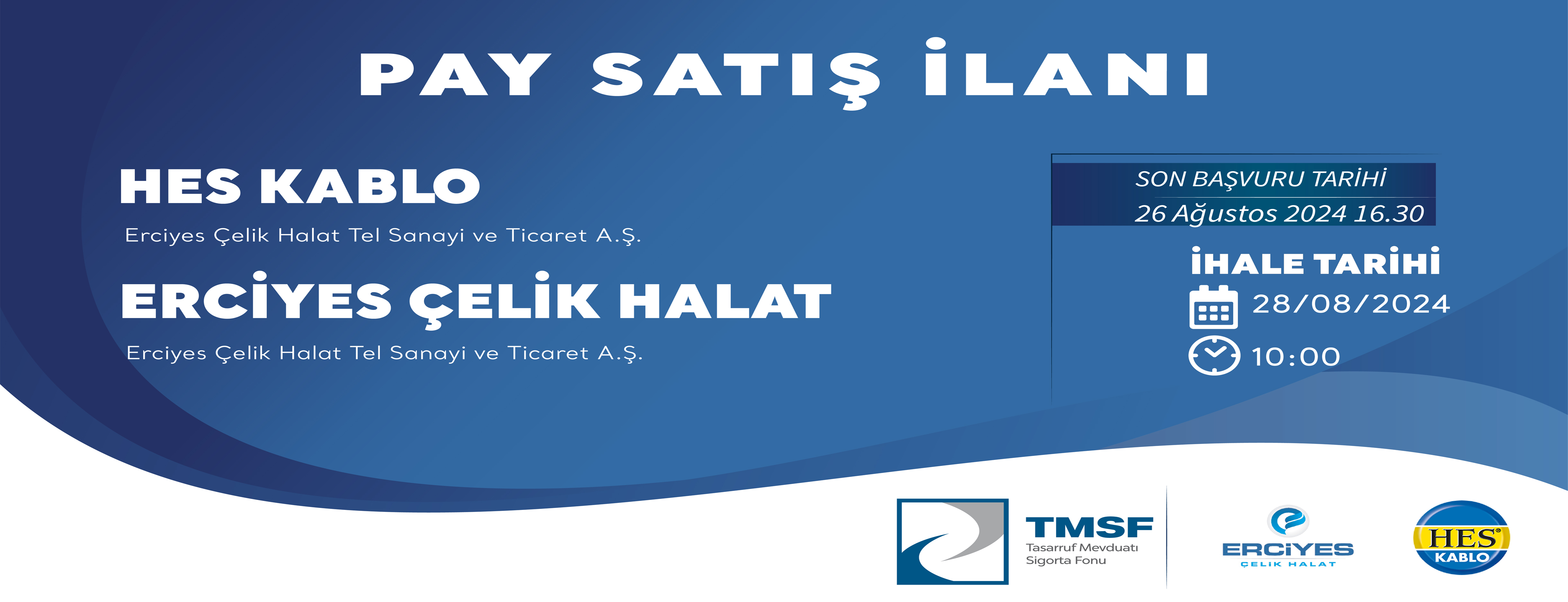 Kablo Sektörünün Lideri  Hes Kablo Ve Erciyes Çelik Halat Satışa Çıkıyor!