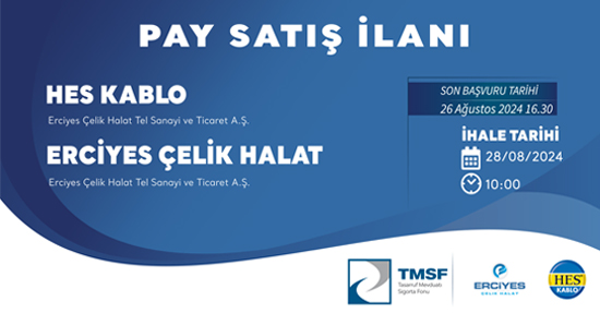 Kablo Sektörünün Lideri Hes Kablo Ve Erciyes Çelik Halat Satışa Çıkıyor!