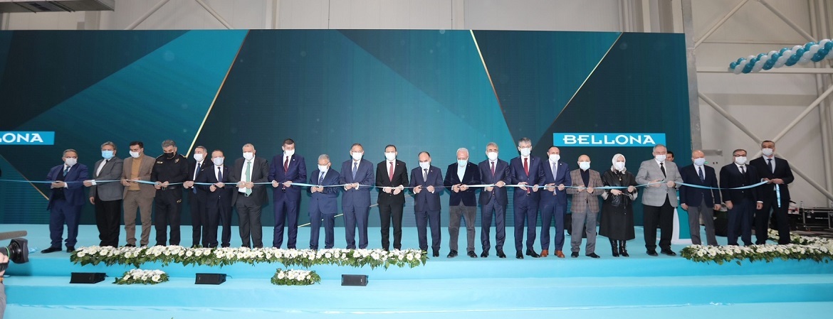 Erciyes Anadolu Holding’in 128 milyon liralık Bellona-6 Yatak ve Sandalye Fabrikası üretime başladı